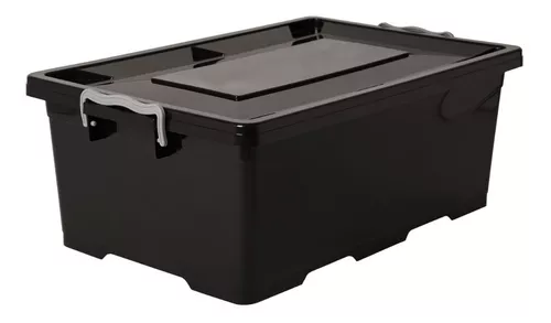 Caja organizadora grande apilable con rueda