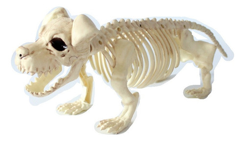 Decoración Esqueleto De Perro Para Fiestas Terror 2023 Z
