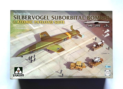 Avión Silbervogel Sanger Bombardero Nazi Suborbital 1/72