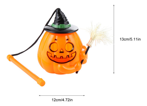 Lámpara Portátil Halloween Ghost Screaming Pumpkin Lant