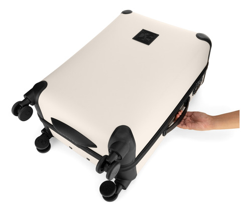 Maleta De Cabina 20 Plg Cloe Brizel Blanco Chico