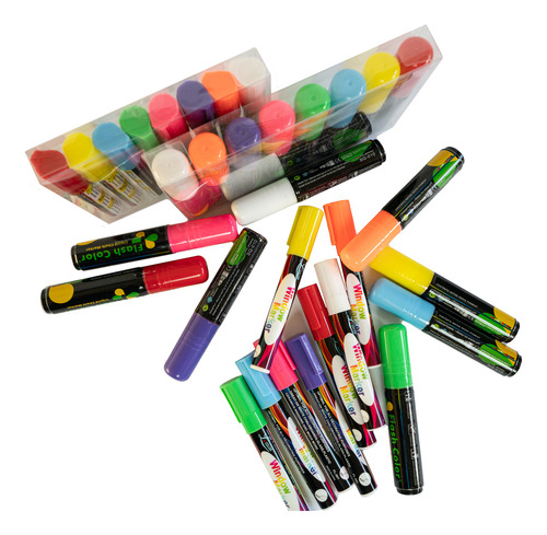 Marcadores Fluorescentes Visual Grande