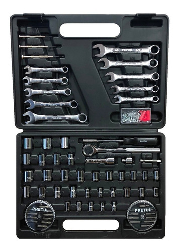 Set Juego Kit 100 Piezas Tubos Llaves Accesorios Pretul Rex