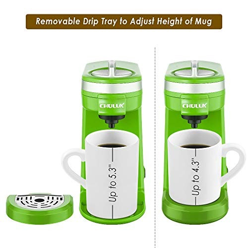 Chulux Individual Sirven Cafetera Con Bandeja De Goteo Extr
