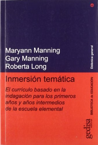 Inmersión Temática, Manning, Ed. Gedisa
