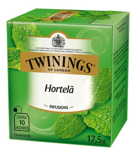 Imagem 1 de 1 de Chá Twinings Hortelã 10 Sachês