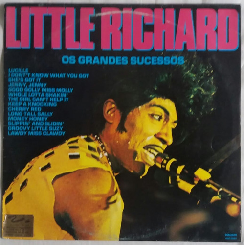 Lp - Little Richard - Os Grandes Sucessos - 1988 Som Livre 