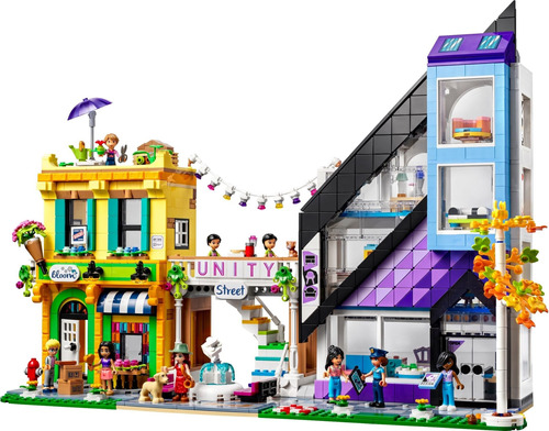 Lego Friends 41732 Florería Y Tienda De Diseño Del Centro