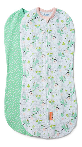 Swaddleme Podr Tamano Grande, 3-6 Meses, Paquete De 2 (peek