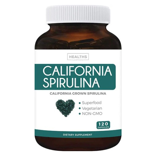 Healths Harmony | California Spirulina | 120 Capsules