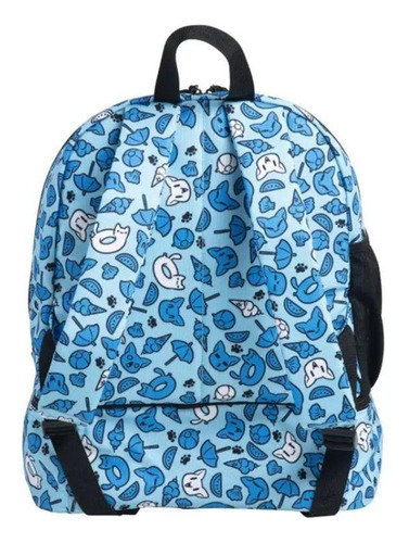 Mochila Natación Arena Friends Azul Pileta Niños Infantil Jr Color Turquesa/azul Diseño De La Tela Estampada
