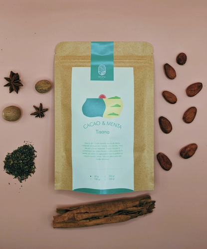 Tisana Cacao Menta 200g Bruma