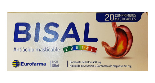 Bisal Frutal Masticable X 20 Comprimidos