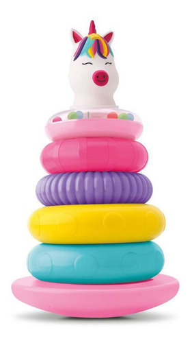 Imagem 2 de 3 de Pirâmide De Argola Diver Toys Unicórnio