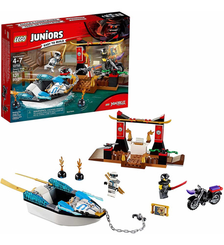 Lego 10755 Persecución En La Lancha Ninja De Zane Año 2018