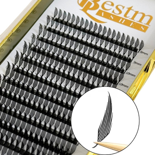 Extensión De Pestañas Estilo Anime Easy Fans Tipo Pluma