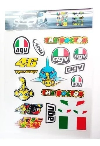 Stickers Moto/auto  Agv/valentino