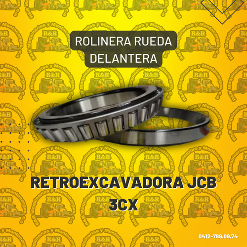 Rodamiento Rueda Delantera Retroexcavadora Jcb 3cx