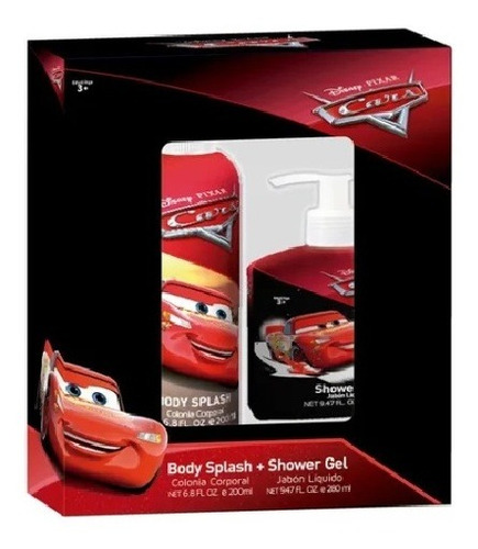 Perfume Infantil Disney Cars Splash +shower Gel