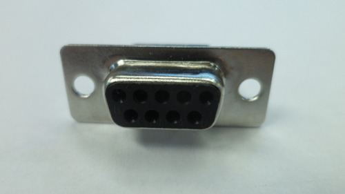 Conector Db-9 Hembra Metalico Sin Tapa Sin Pin Serial Fz6030