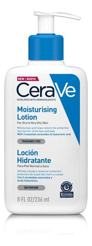 Loción Hidratante Cerave 236 Ml Para Piel Normal A Seca