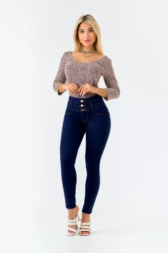 Rg Jeans Pantalones Mujer Levanta Pompa Stretch Skinny