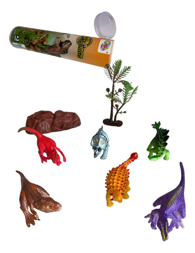 Miniatura Dinossauros Jurassic Brinquedo Infantil Kit 8pçs