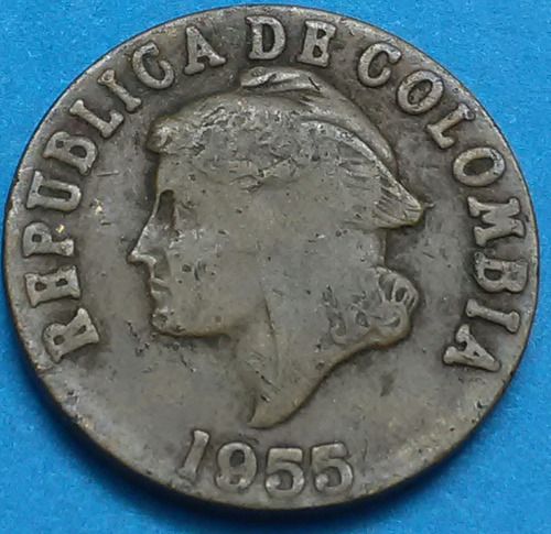 Colombia Moneda 2 Centavos 1955