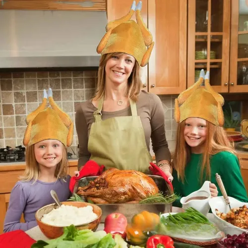 Gorro De Pavo Navideño De 2 Modos, Para Cantar, Balancear La