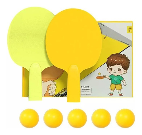 Set De Tenis De Mesa Para Niños Con Ejercicios De Corrección