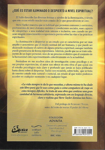 Libro El Salto de Steve Taylor Editorial Gaia