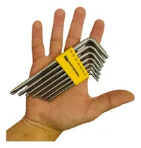 Comprar Jogo Kit De Chave Torx Tipo L 7 Peças Com Furo Profissional