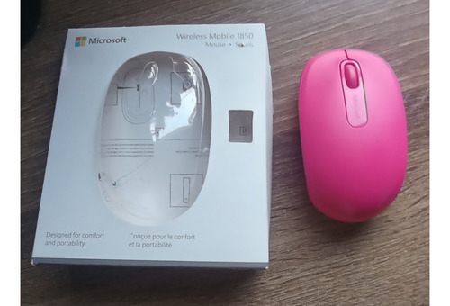 Ratón Mouse Inalámbrico Microsoft Wireless 1850 Magenta