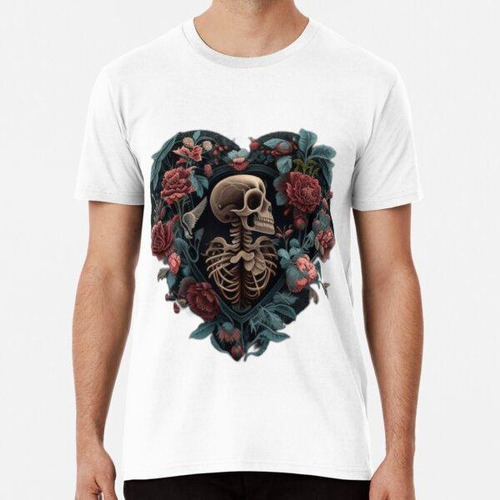 Remera Gracioso Lindo Amor Flores Halloween Algodon Premium