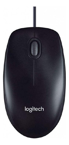 Mouse Con Cable Logitech M100 Usb Optico 1000dpi Negro