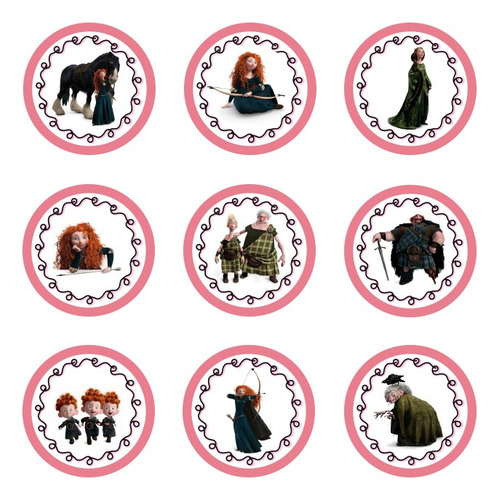 18 Obleas Comestibles 5 Cm Valiente