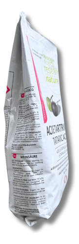 Acido Tartárico Enológico Laffort 25 Kg Para Acidificar Vino