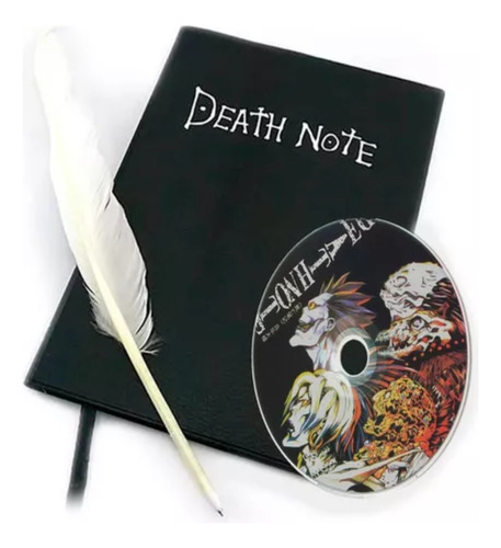 Death Note Cuaderno Libreta Cosplay Agenda + Pluma + Cd