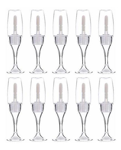 Brillos Labiales - 10pcs Empty Lip Gloss Bottles Wine Glass 