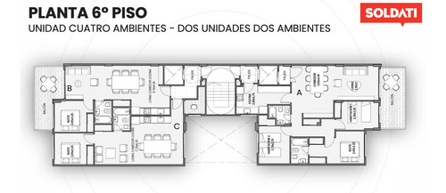 Departamento 2 Ambientes - Gavilan, Flores