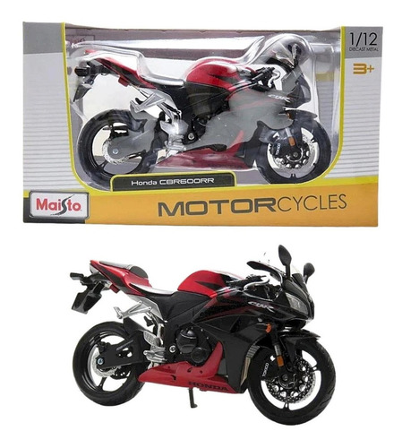 Motocicleta miniatura Honda CBR600rr 1:12 - Maisto Motorcycles More Color Red
