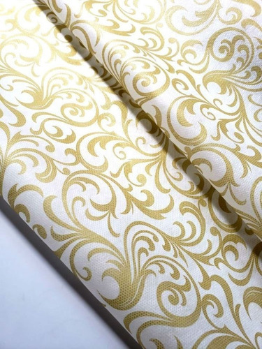 Tnt Estampado Arabesco Realeza Natal 1,4m X 5 Metros