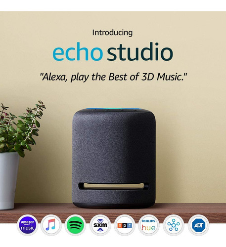 Parlante Inteligente Echo Studio Con Alexa