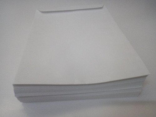 Sobre Catalogo 90 Grs Carta Blanco De 22.5x29 X 50 Unidades 