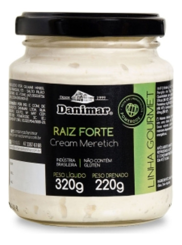 Raiz Forte Gourmet Em Conserva Cream Meretich Danimar