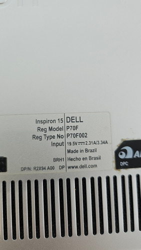 Notebook Dell Inspiron 15 Prateado (Usado)