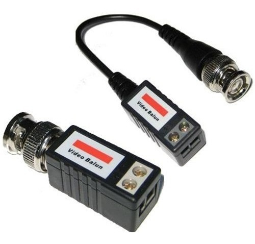 Imagen 1 de 3 de Balun Pasivo Cctv Camara Bnc A Cable Utp X 10 Unidades