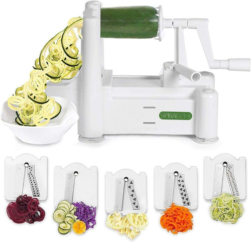 Cortador Verdura Spiralizer 100% Original 5 Blade A Pedido