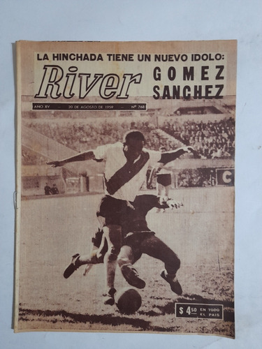 Revista River 768.campeonato 1959 River 3 Huracan 3