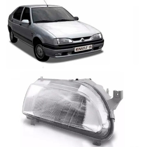 Imagen 1 de 4 de Opticas Renault 19 93/99 Mm/h4 Der Fitam X1